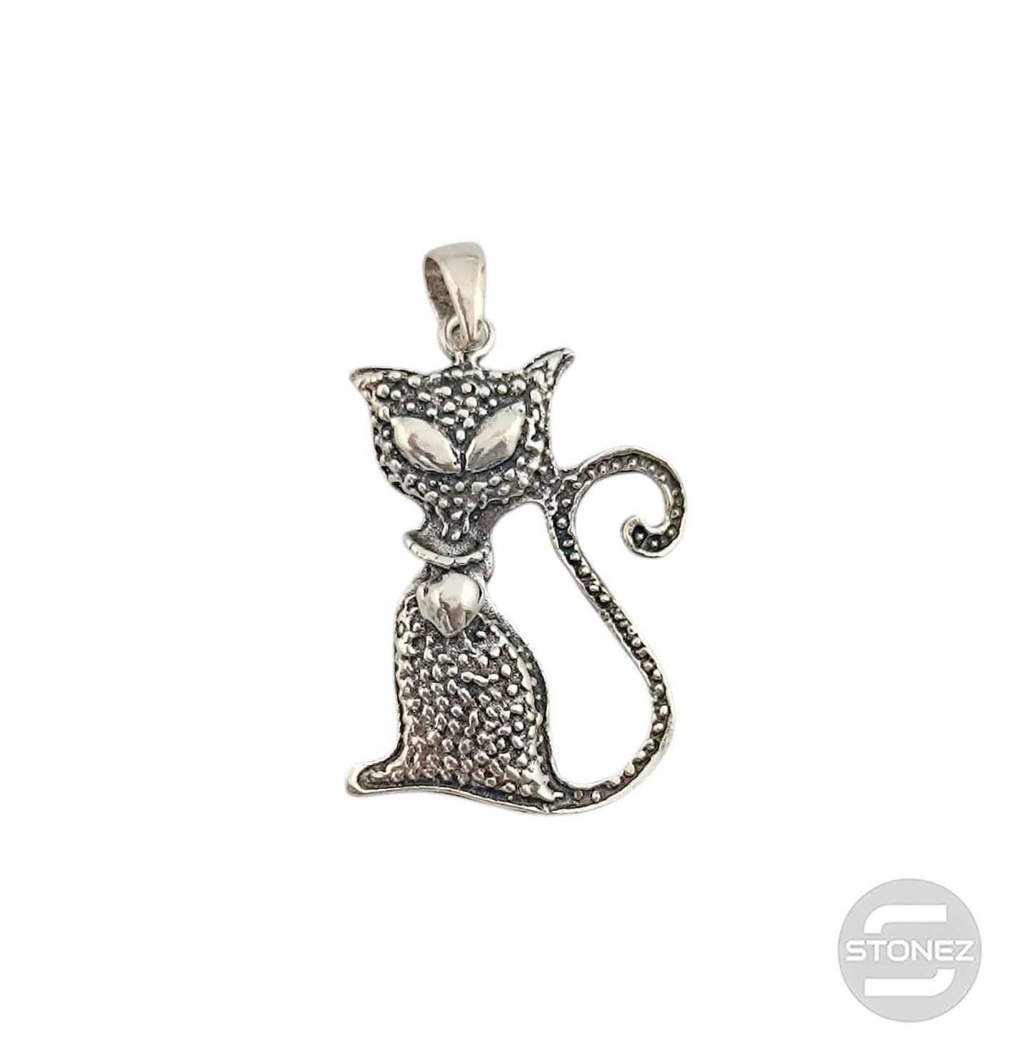 55895 Colgante De Plata 925 Gato 25 mm