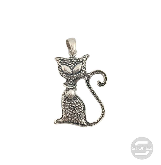 55895 Colgante De Plata 925 Gato 25 mm