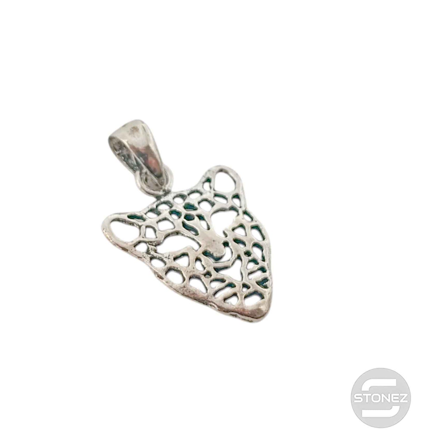 55900 Colgante De Plata 925 Leopardo 17 mm