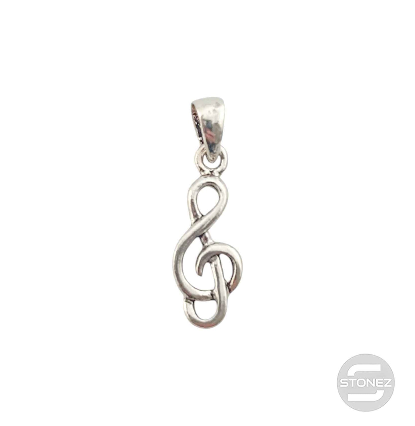 55959 Colgante De Plata 925 Clave De Sol 18 mm