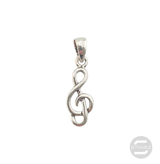 55959 Colgante De Plata 925 Clave De Sol 18 mm