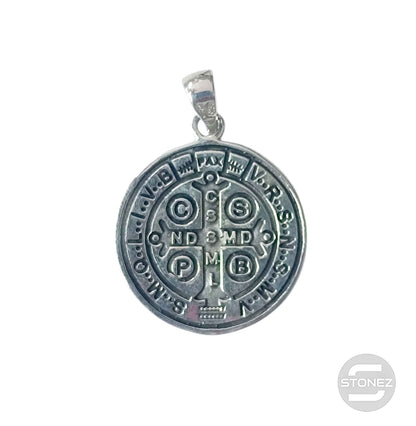 55960 Colgante De Plata 925 San Benito 24 mm