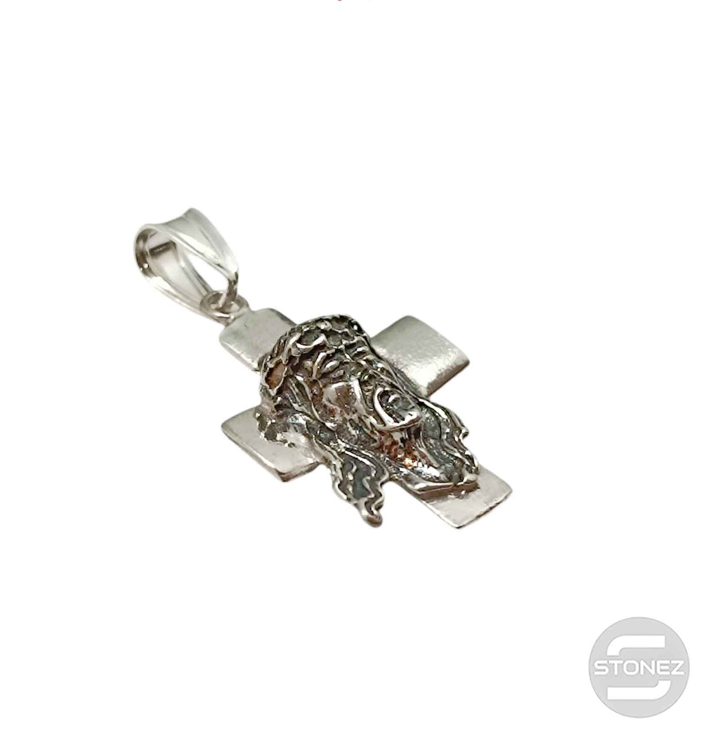 57012 Colgante Cruz De Plata 925 Con Cristo 21x29 mm