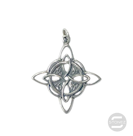 5703000 Colgante De Plata Nudo De Bruja 29 mm