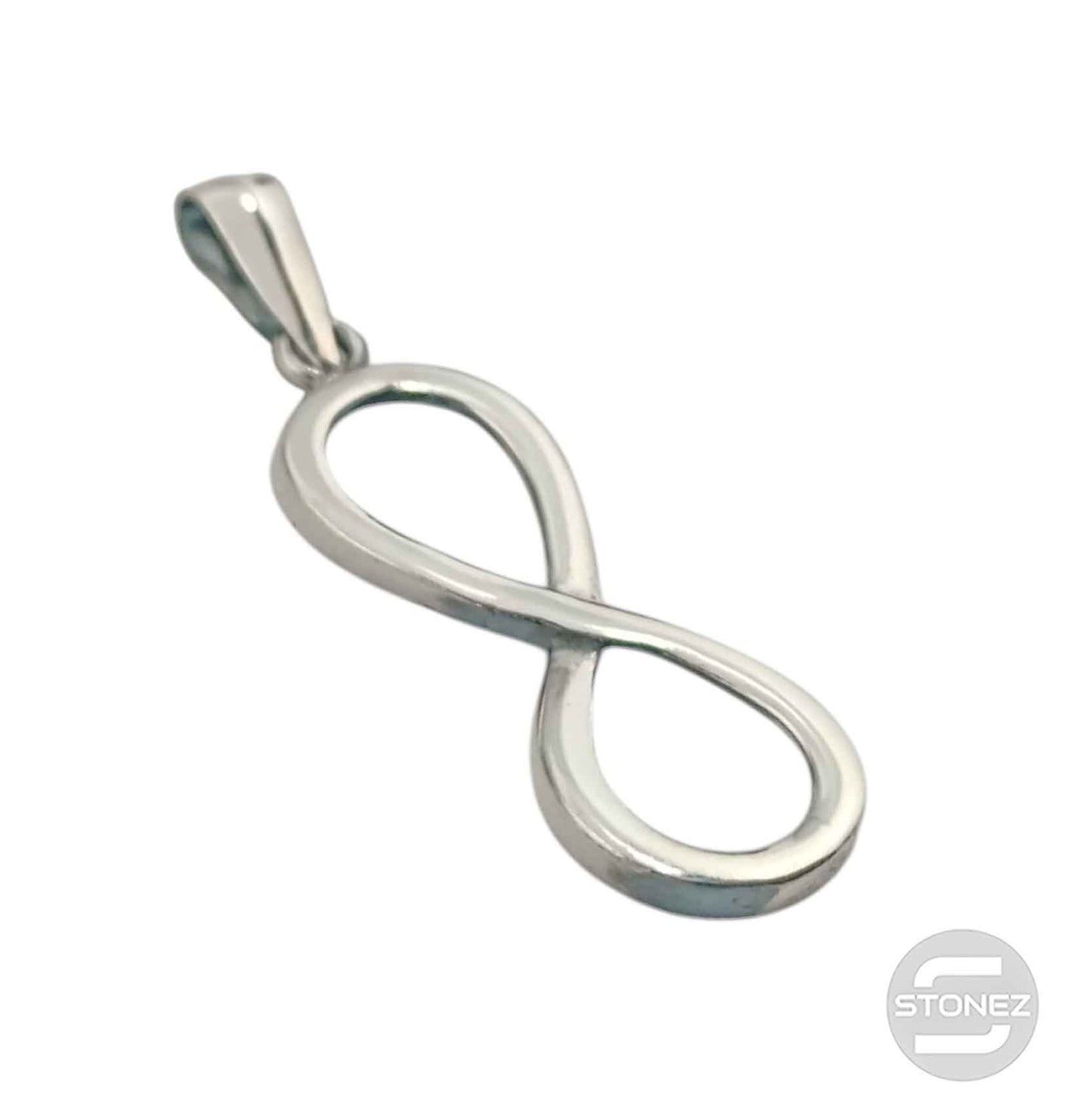 57769 Colgante De Plata 925 Infinito 14x 37 mm