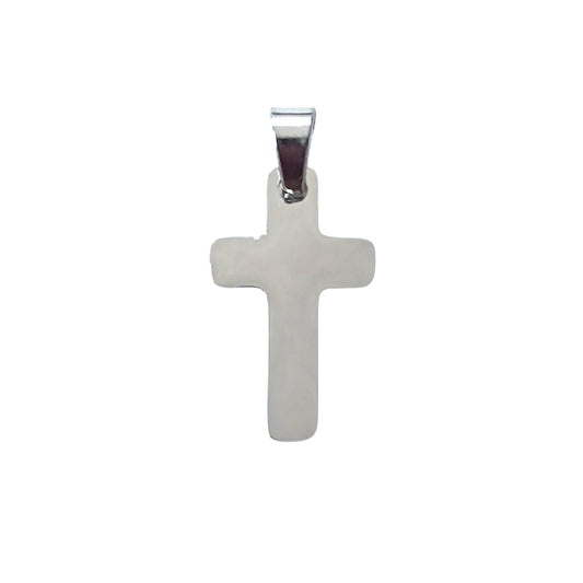 Colgante Acero Cruz 25 mm 60927-24