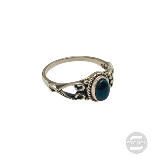 58221-04 Anillo Piedra Natural Onix Medida Interior 18,5 mm Talla 18,5