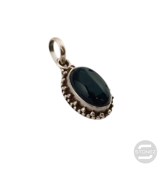 58228-04 Colgante Plata 925 Onix 21 mm Aprox Forma Oval