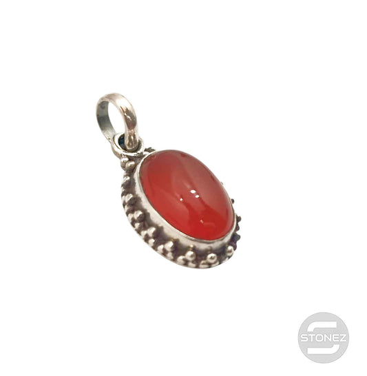 58228-07 Colgante Plata 925 Carneola 21 mm Aprox Forma Oval
