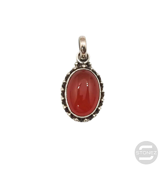 58228-07 Colgante Plata 925 Carneola 21 mm Aprox Forma Oval