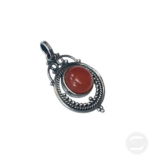 58241-07 Colgante Plata 925 Carneola 26 mm Aprox