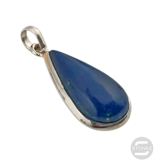 58990-13 Colgante Plata 925 Lapislazuli 35 mm Aprox Forma Lagrima