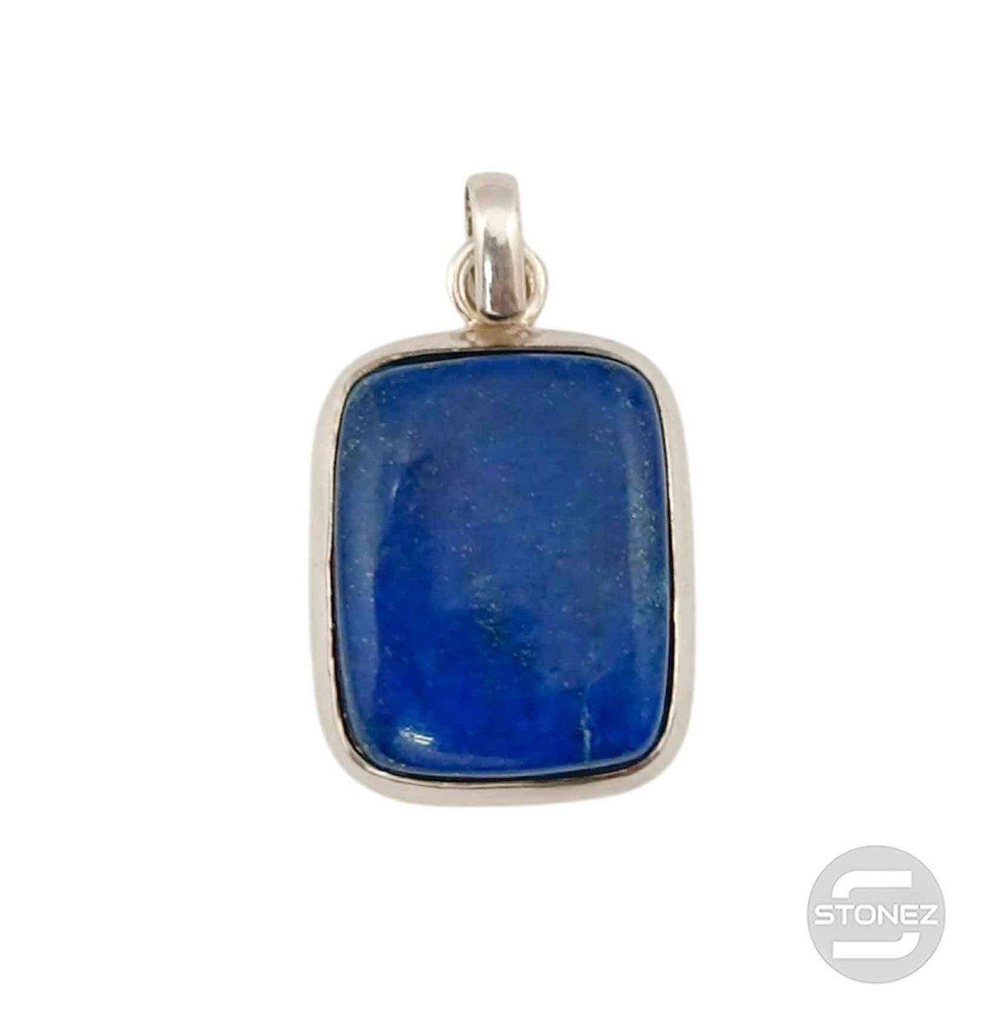 58990-13 Colgante Plata 925 Lapislazuli 30 mm Aprox Forma Rectangular