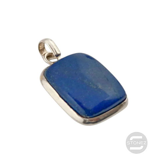 58990-13 Colgante Plata 925 Lapislazuli 30 mm Aprox Forma Rectangular