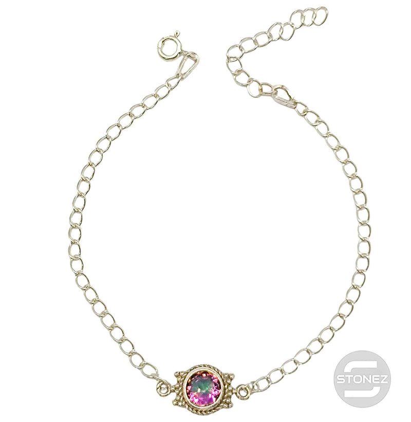 Cargue la imagen en el visor de la galería, 59519-00 Pulsera Plata 925 Con Cristal 17+3 Cms Aprox
