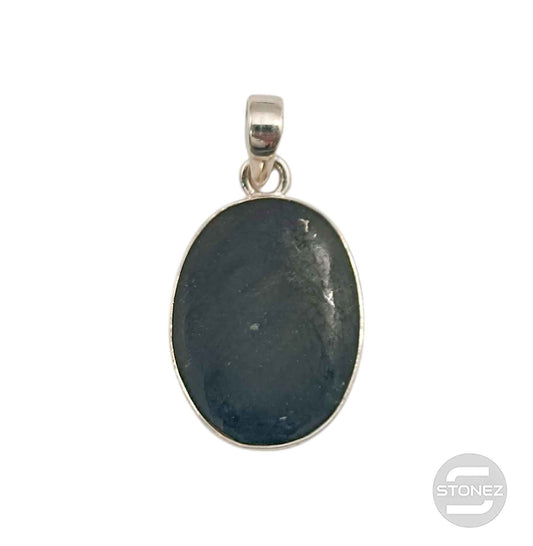 59523 Colgante Plata 925 Shungita 25 mm Aprox (LA FOTO ES ORIENTATIVA EL COLGANTE PUEDE SER LIJERAMENTE DIFERENTE) (Copia)
