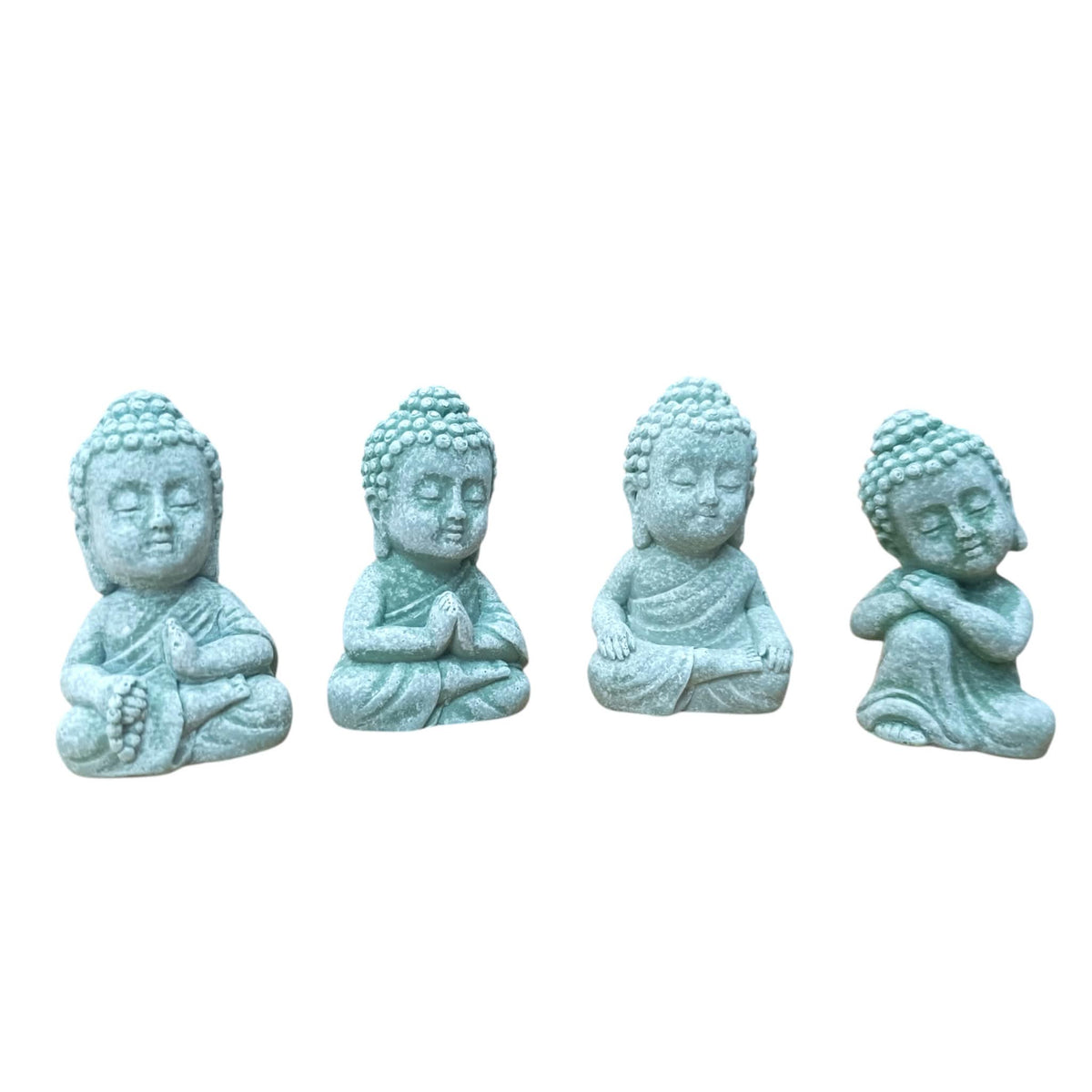 Juego Figura En Resina Buda 4 Unidades 6 Cms Aprox REF:600104540