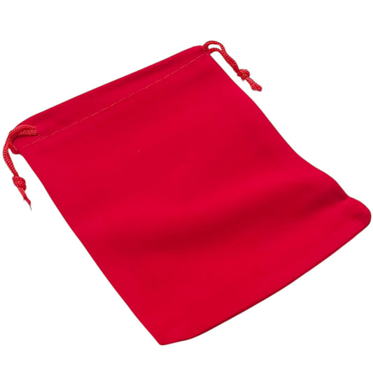 Paquete 50 Bolsas Terciopelo Color Rojo 10x12 Cms Aprox 49285