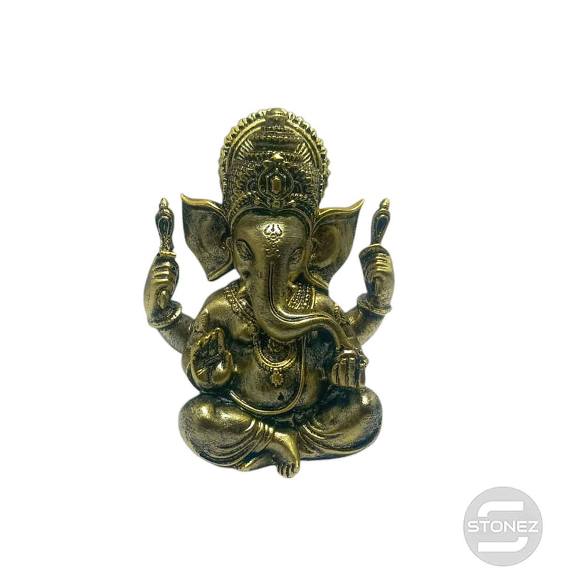 Cargue la imagen en el visor de la galería, 600102867 Figura Ganesha En Resina 14 Cms Aprox
