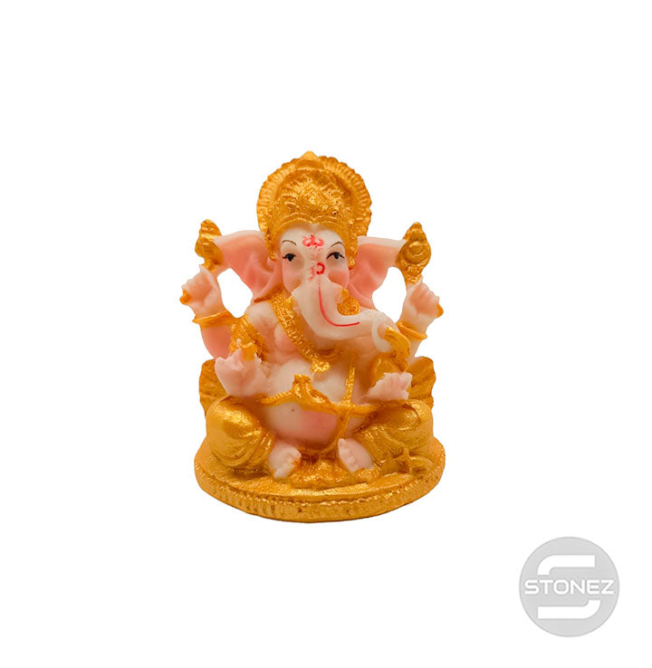 Cargue la imagen en el visor de la galería, 600101459 Figura En Resina Diosa Ganesha 11 X 7 Cms Aprox.
