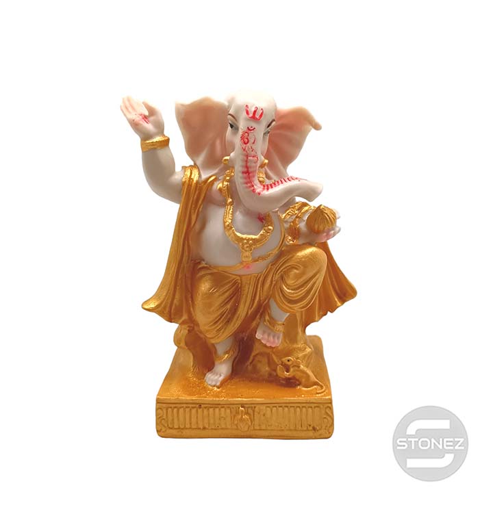 Carregue a imagem no visualizador da galeria, 600101460 Figura En Resina Diosa Ganesha 18X9 Cms Aprox.
