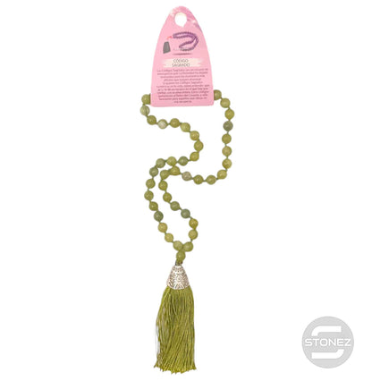 600101463-44 Codigo Sagrado 45 Cuentas Jade Vietnamita Bola 8mm - stonez