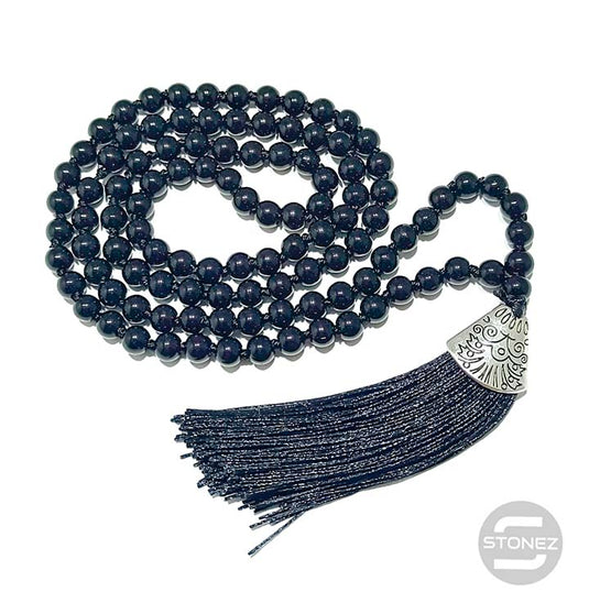 600101466-04 Japa Mala 108 Cuentas Onix Bola 6 mm.