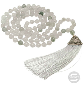 600101467-83 Japa Mala 108 Cuentas Jade Bola 6mm