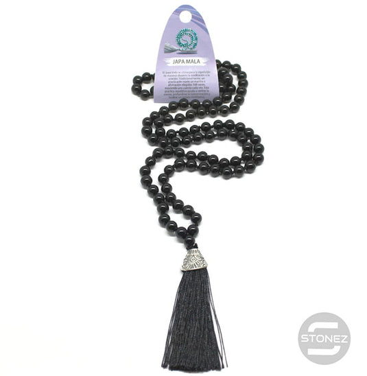 600101469-04 Japa Mala 108 Cuentas Onix Bola 8mm