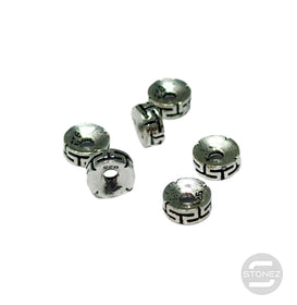 600102072 Entrepiezas Plata 925 6 Uds 6X2 Boquete 1 mm Aprox