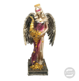 600102136-02 FIgura Diosa De La Fortuna Con Alas 35 Cms Aprox Color Cobre/Rojo (SOLO PARA RECOGER EN TIENDA O ENVIOS BAJO SU RESPONSABILIDAD)