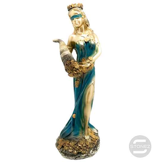 600102139-01 Figura Diosa De La Fortuna 31 Cms Aprox Color Dorada/Azul (SOLO PARA RECOGER EN TIENDA O ENVIOS BAJO SU RESPONSABILIDAD)