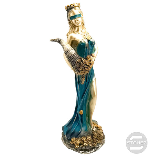 600102139-01 Figura Diosa De La Fortuna 31 Cms Aprox Color Dorada/Azul (SOLO PARA RECOGER EN TIENDA O ENVIOS BAJO SU RESPONSABILIDAD)