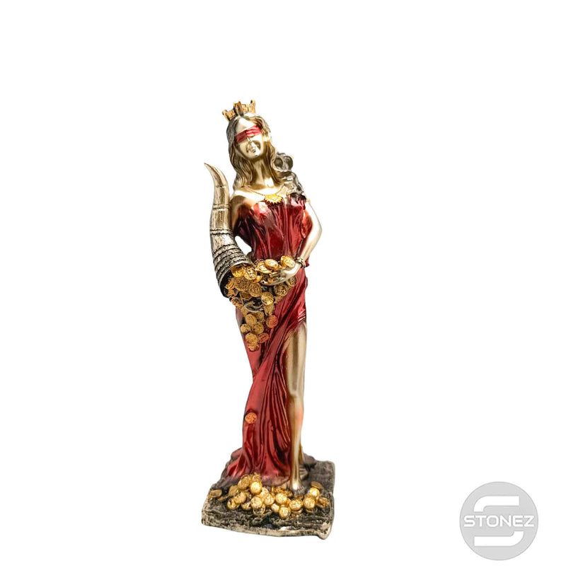 Cargue la imagen en el visor de la galería, 600102142-02 Figura Diosa De La Fortuna 21 Cms Aprox Color Dorado/Rojo (SOLO PARA RECOGER EN TIENDA O ENVIOS BAJO SU RESPONSABILIDAD)
