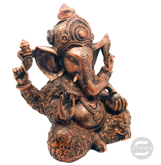 600102152-02 Figura En Resina Diosa Ganesha 30 Cms Aprox Color Bronce (Solo Recogida En Tienda)