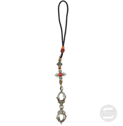 600102181-04 Colgante Budista Dorje 18 Cms Aprox