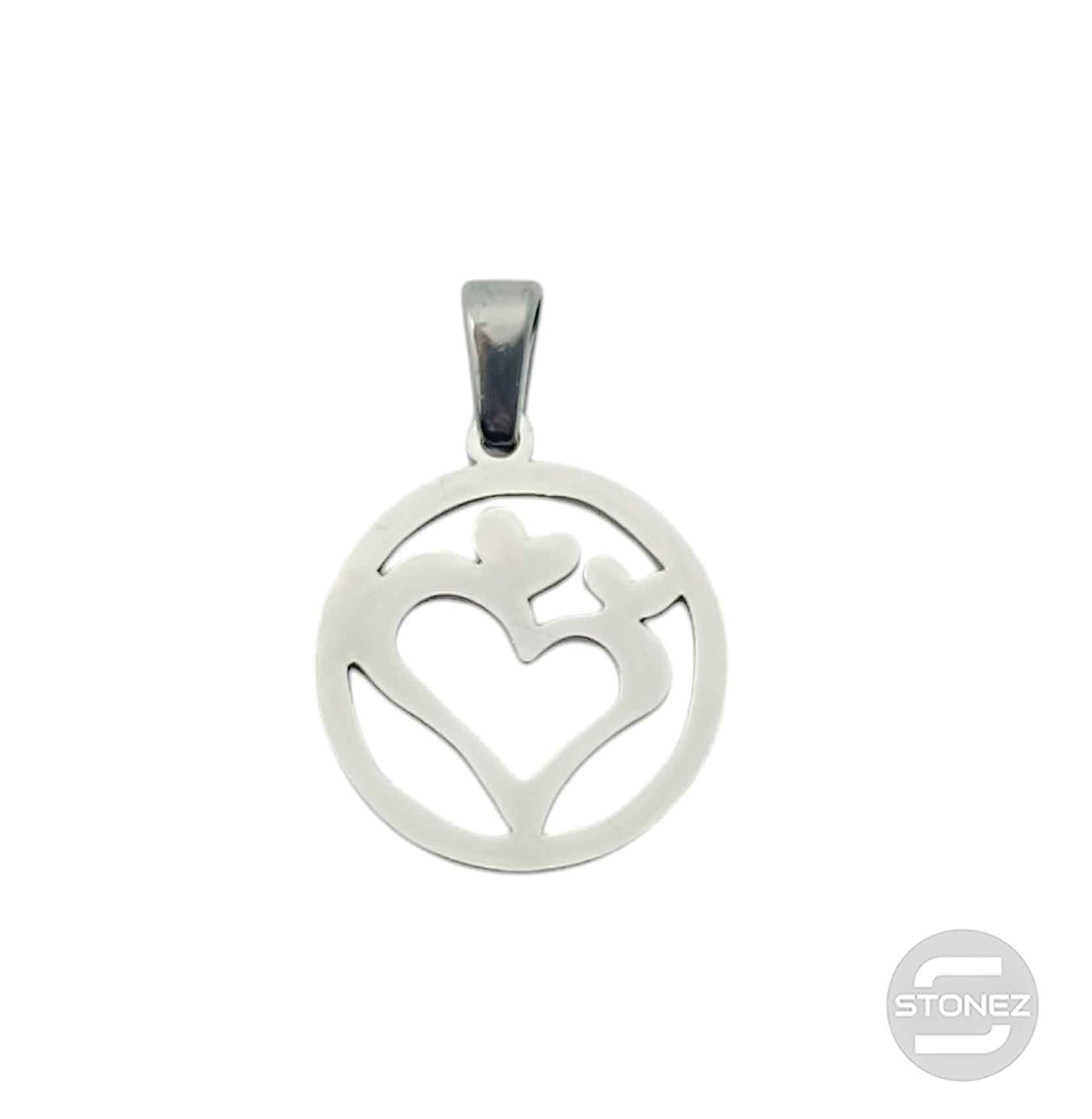 600102293-03 Colgante Acero Corazon 15 mm
