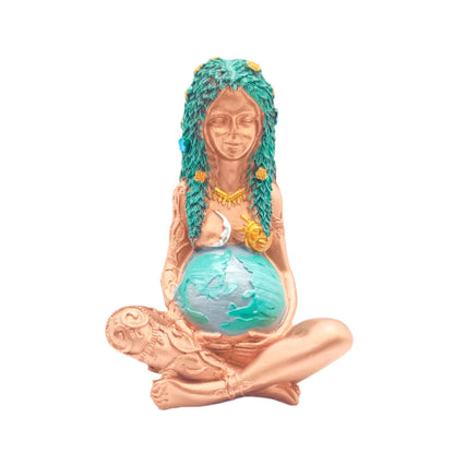 600102397 Figura En Resina Madre Tierra 14x10 Cms Aprox