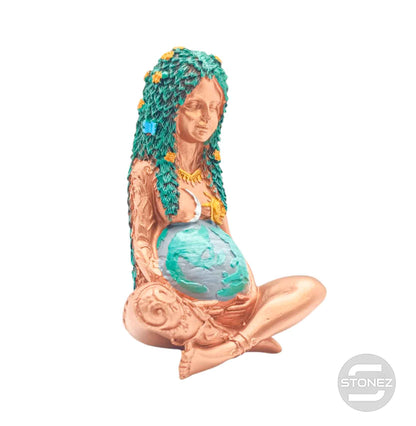600102397 Figura En Resina Madre Tierra 14x10 Cms Aprox