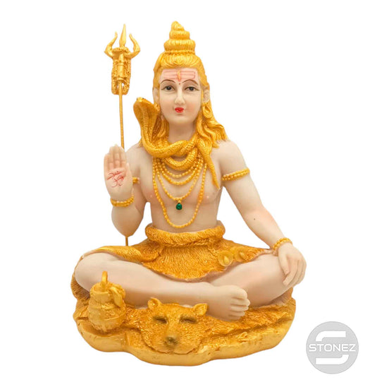 600102404 Figura En Resina Shiva 21x16 Cms Aprox