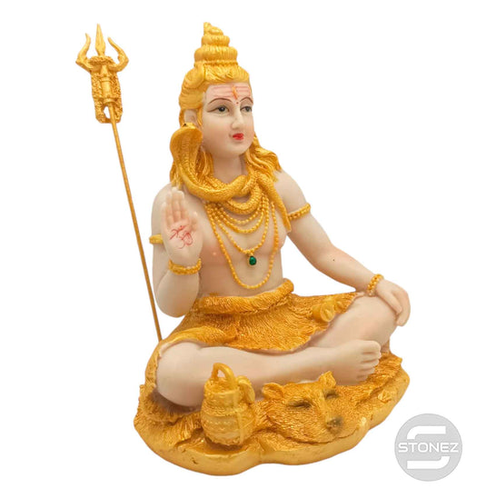 600102404 Figura En Resina Shiva 21x16 Cms Aprox