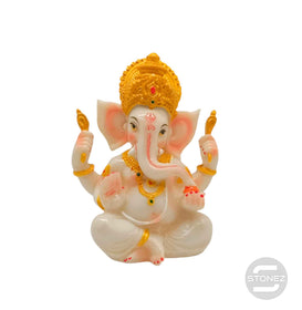 600102405 Figura En Resina Ganesha 14x10 Cms Aprox