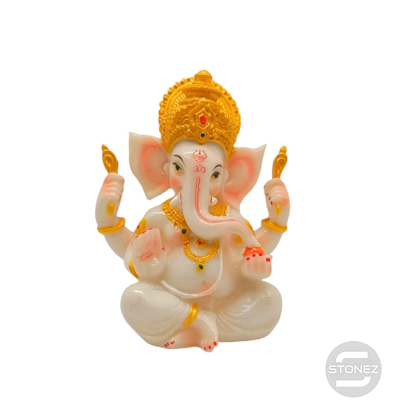 Carregue a imagem no visualizador da galeria, 600102405 Figura En Resina Ganesha 14x10 Cms Aprox
