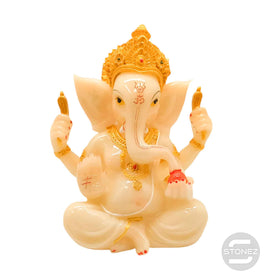 600102406 Figura En Resina Ganesha 20x13 Cms Aprox