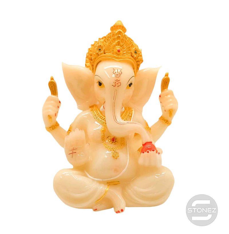 Carregue a imagem no visualizador da galeria, 600102406 Figura En Resina Ganesha 20x13 Cms Aprox
