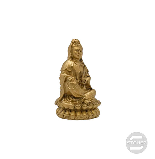 600102421 Figura En Resina Diosa Quan Yin 9x5 Cms Apox.