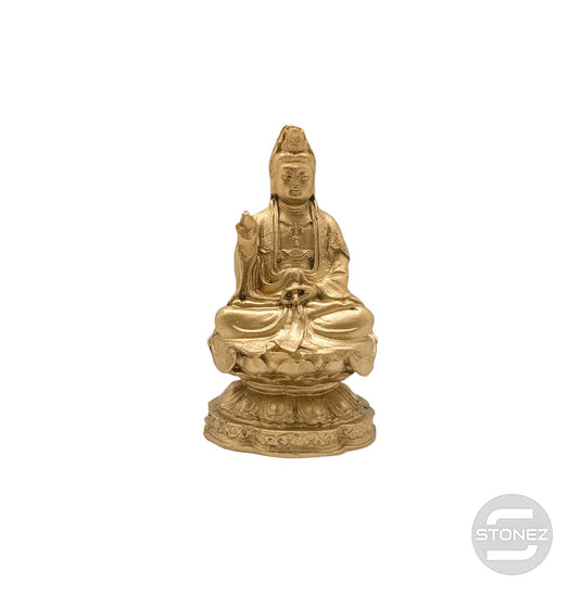 600102423 Figura En Resina Quan Ying 10x6 Cms Apox