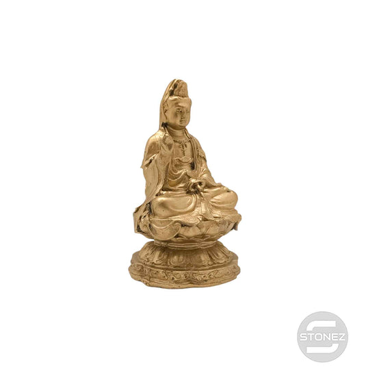 600102423 Figura En Resina Quan Ying 10x6 Cms Apox