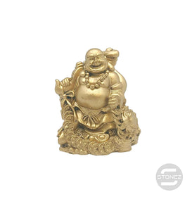 600102424 Figura En Resina Buda Feliz 9x8 Cms Apox