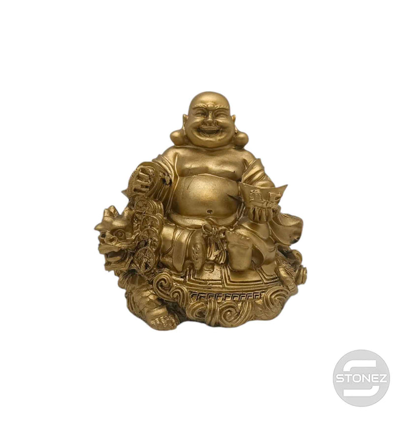 Cargue la imagen en el visor de la galería, 600102425 Figura En Resina Buda Feliz 9x8 Cms Apox
